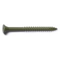 Buildright Deck Screw, #8 x 2-1/2 in, Steel, Flat Head, Phillips Drive, 525 PK 09209